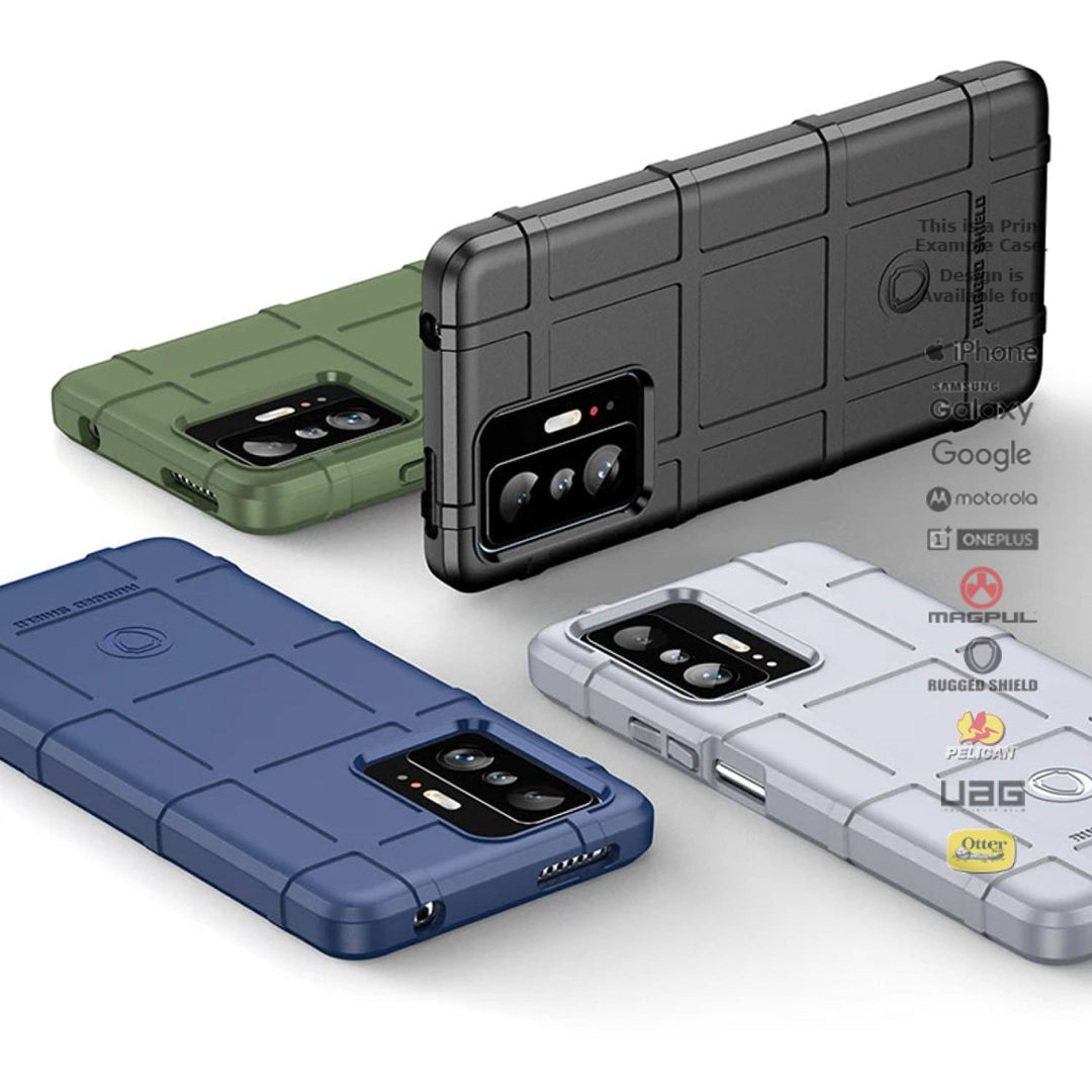 Rugged Shield Branded Solid Color TPU Cases for Samsung Galaxy Phone Models Rugged Shield Branded Solid Color TPU Cases for Samsung Galaxy Phone Models