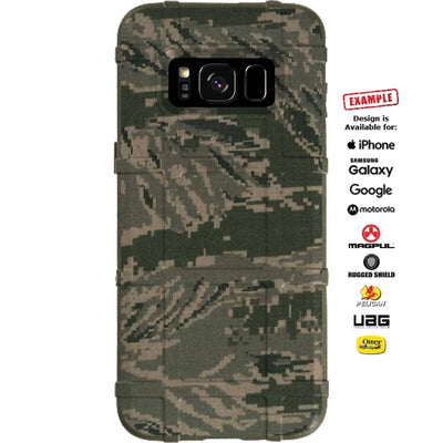 Air Force Digital Tigerstripe ABU Airman Battle Uniform Print Custom Printed Case Design for Apple, Samsung, Google & Motorola Phone Models