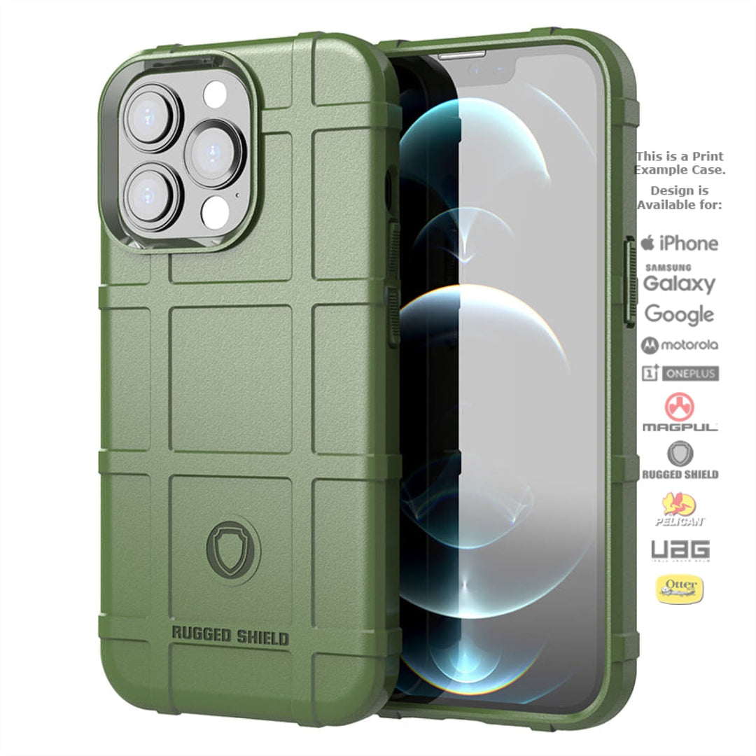 Rugged Shield Custodia IPhone 14 Pro Max – TPU Spesso 2,8 Mm, Anticaduta 2,4 Mt, Foresta Boreale