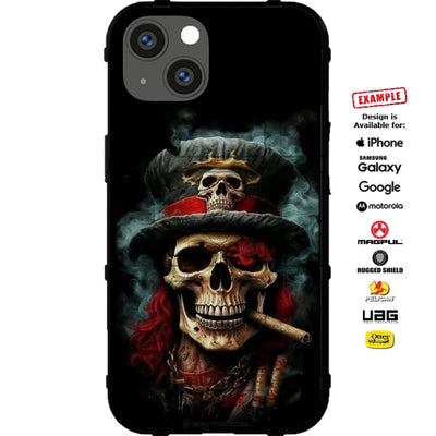Witch Doctor Skull Custom Printed Case Design for Apple, Samsung, Google & Motorola Phone Models
