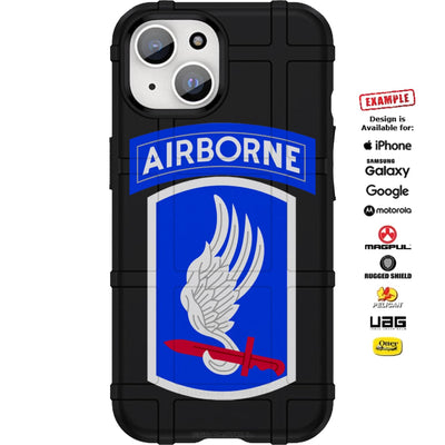U.S. Army 173rd Airborne Division Patch Custom Printed Case Design for Apple, Samsung, Google & Motorola Phone Models