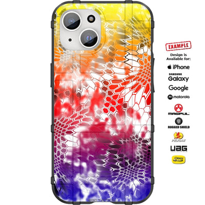 Kryptek Tropic Day & Night Camouflage Pattern Custom Printed Case Design for Apple, Samsung, Google & Motorola Phone Modelss