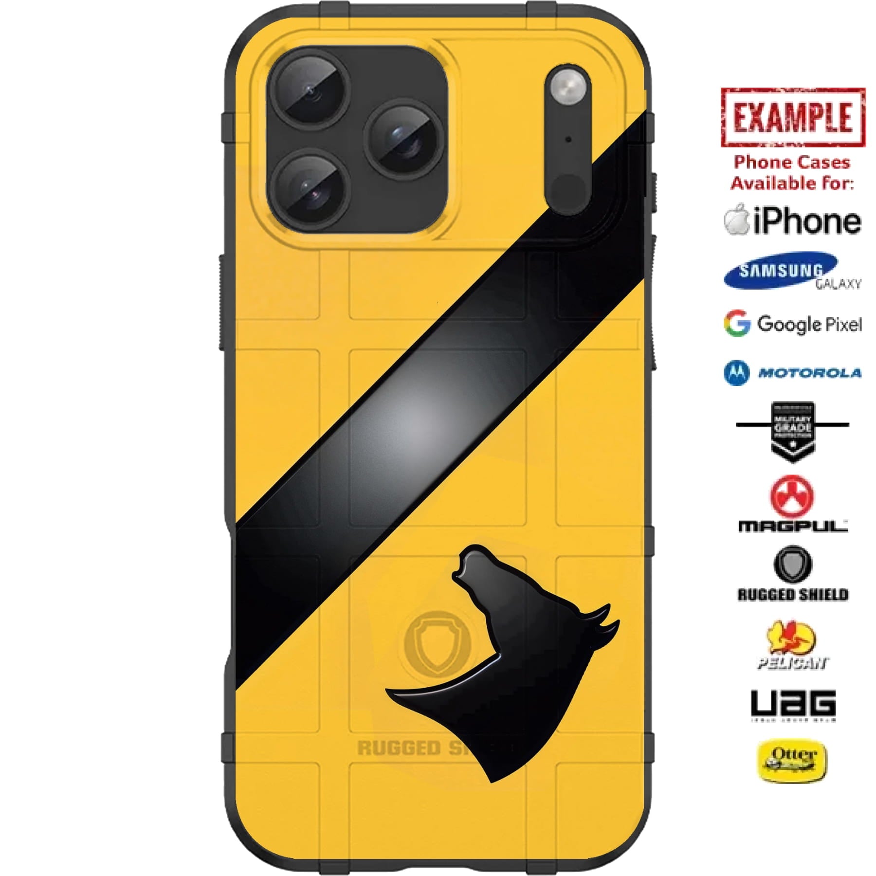 Army Ranger Flag Custom Printed Case Design for Apple, Samsung, Google ...