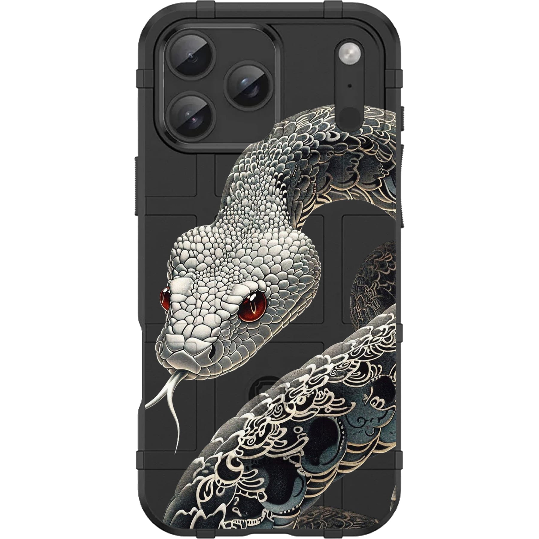 Snake Type Case Snake Head Custom Printed Case Design for Apple, Samsung, Google & Mot ...