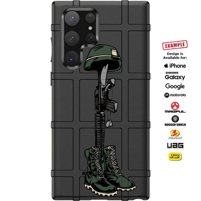 Fallen Soldier Memorial Custom Printed Case Design for Apple, Samsung, Google & Motorola Phone Models