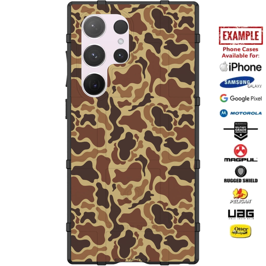 Pebble Camo Duck Brown, Green or Orange Custom Printed Case Design for –  EGO Tactical