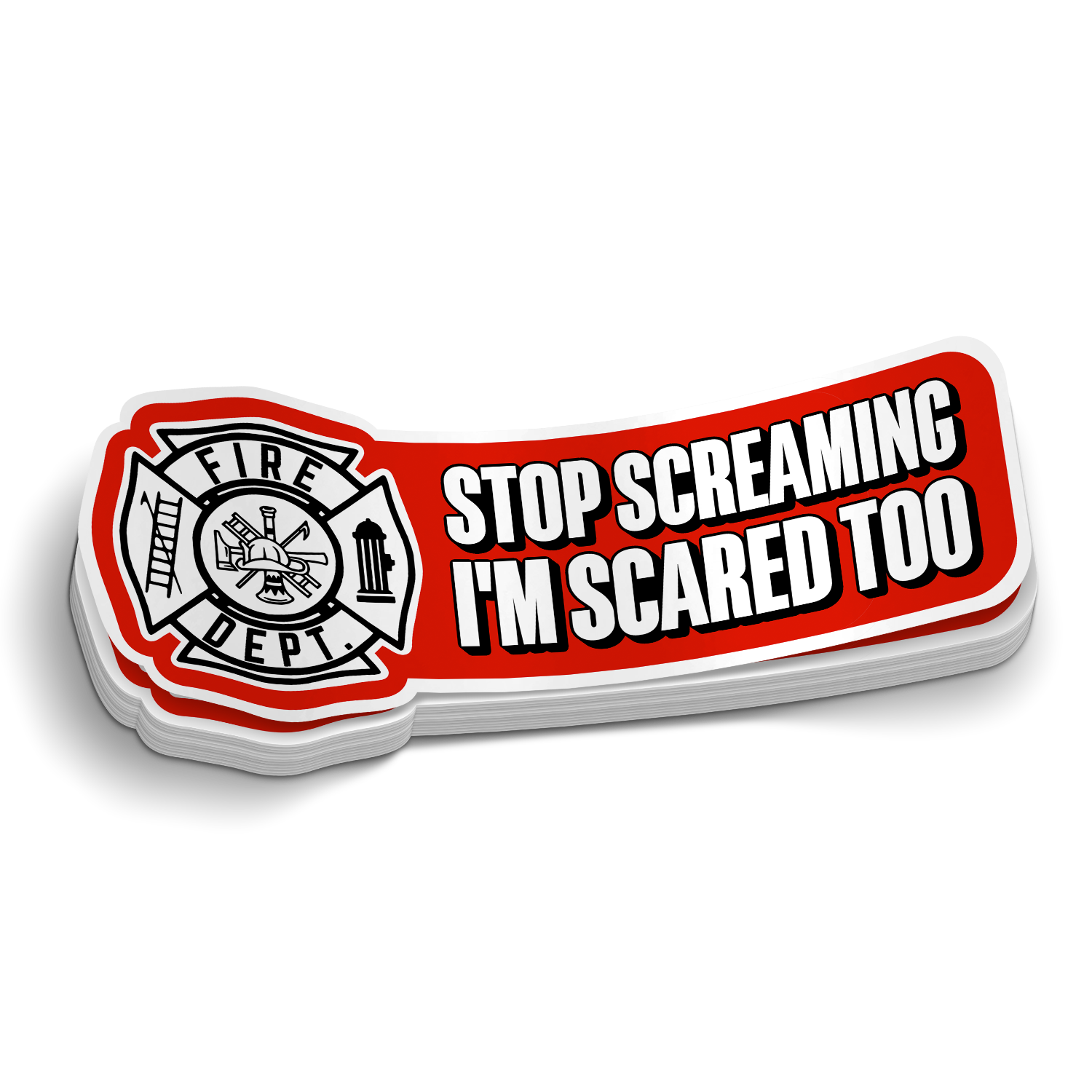 Stop Screaming Fire Sticker – EGO Tactical