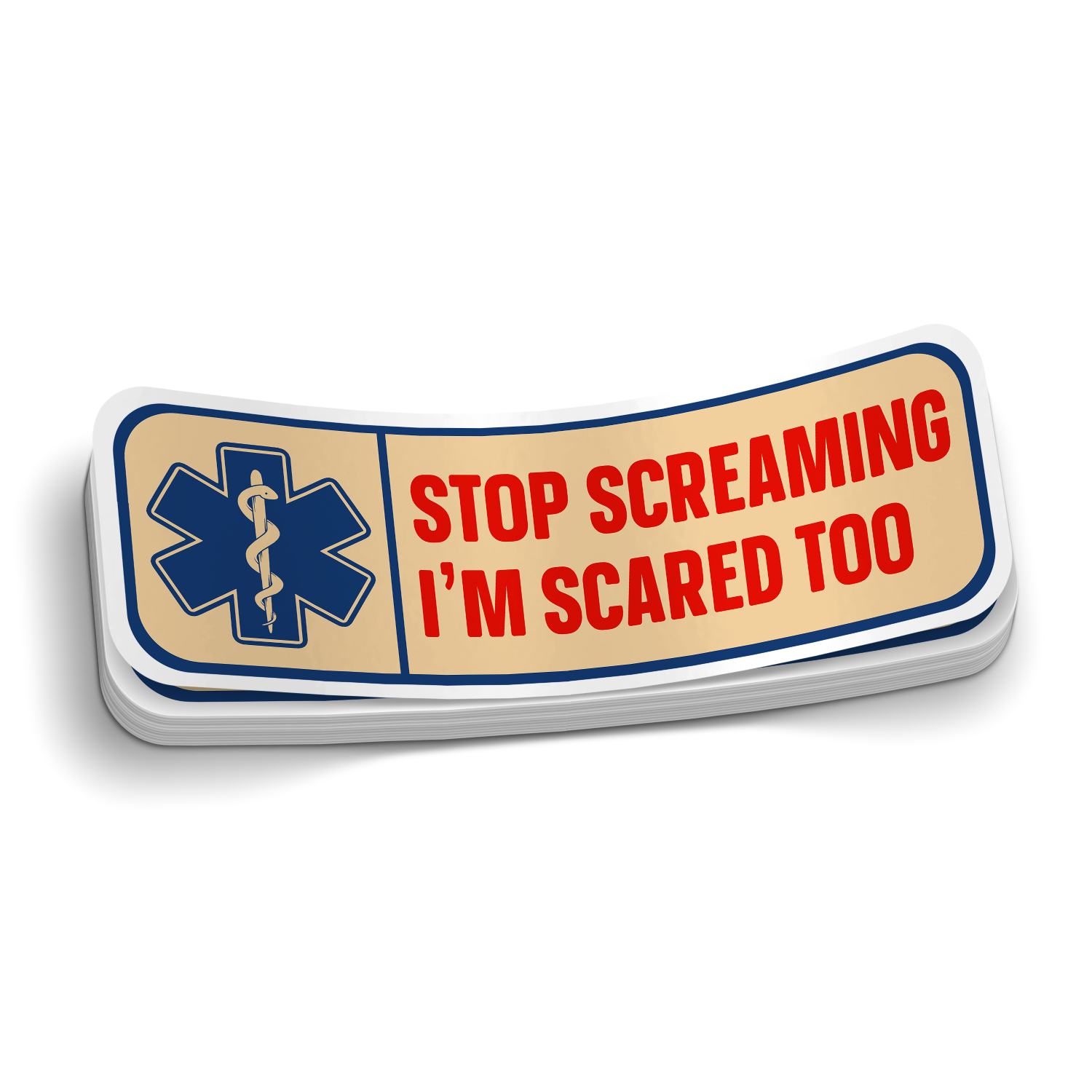 Stop Screaming Sticker – EGO Tactical