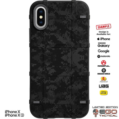 Black Ops Digi Camouflage Custom Printed Case Design for Apple, Samsung, Google & Motorola Phone Models