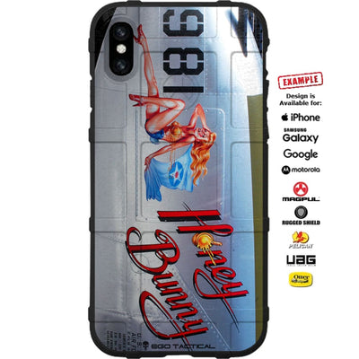 Honey Bunny WWII P-38 Lightning Nose Art Custom Printed Case Design for Apple, Samsung, Google & Motorola Phone Models