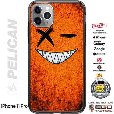 My Hunting Smile Safety Orange Custom Printed Case Design for Apple, Samsung, Google & Motorola Phone Models