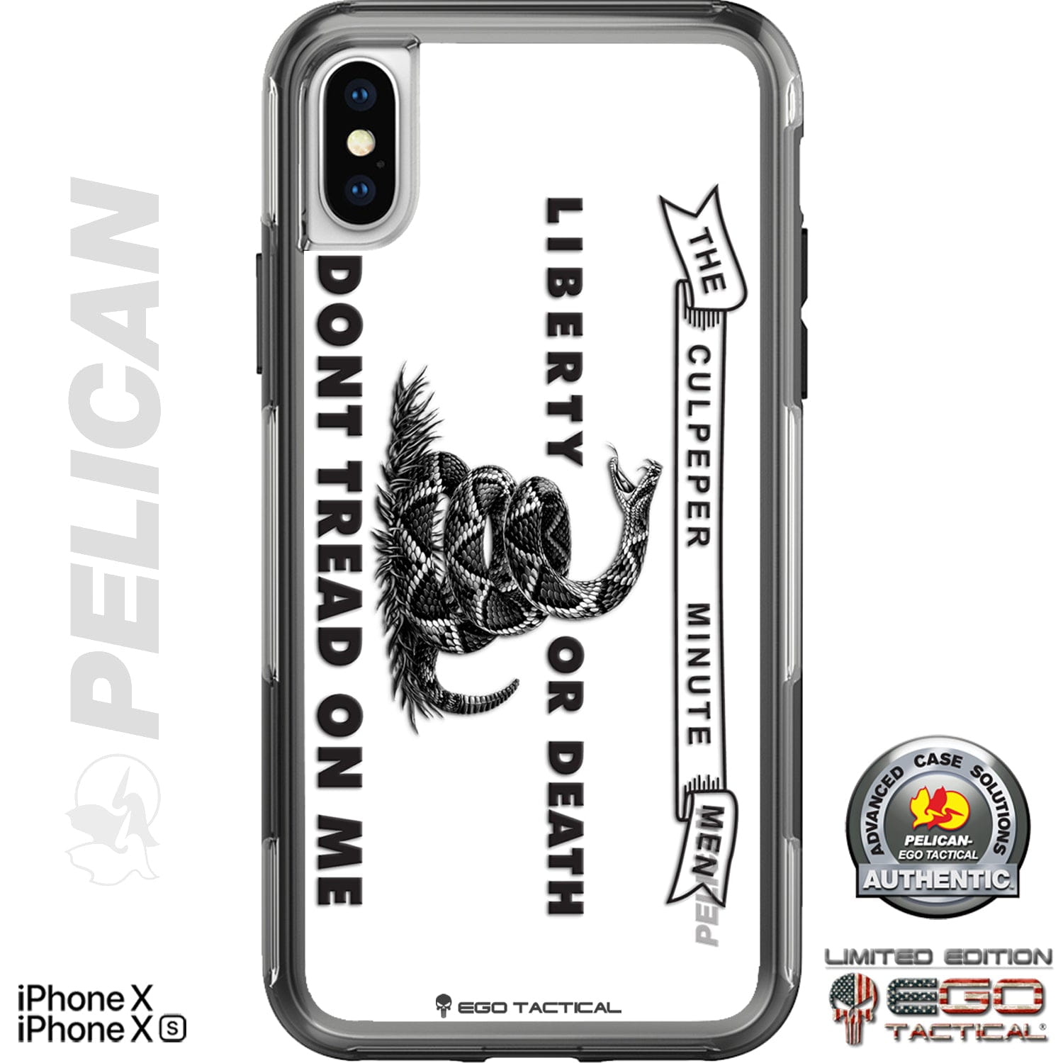 Culpeper Lod Non Tread On Me Bianco 100D Tessuto Poly Culpeper Lod Non Tread On Me Bianco 100D Tessuto Poly