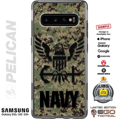 UCP/NWU Type 3 Digital Camo US Navy Logo Custom Printed Case Design for Apple, Samsung, Google & Motorola Phone Models