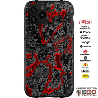Kryptek Obskura Lava Official Camouflage Pattern Custom Printed Case Design for Apple, Samsung, Google & Motorola Phone Modelss