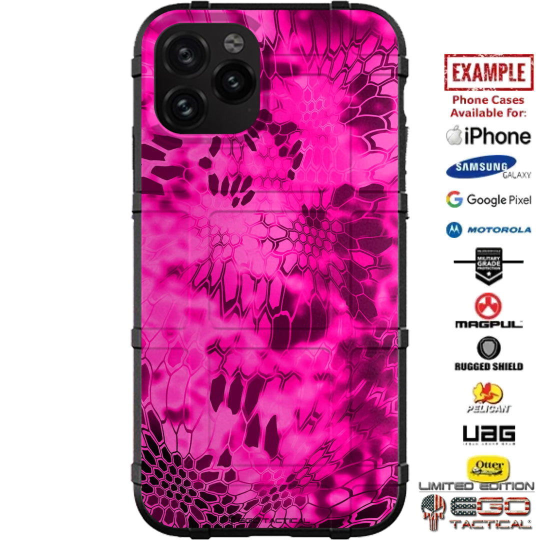 Kryptek Siren Pink Camouflage Pattern Custom Printed Case Design for A –  EGO Tactical