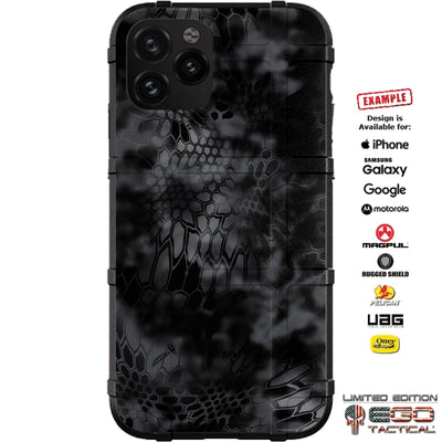Kryptek Typhon Official Camouflage Pattern Custom Printed Case Design for Apple, Samsung, Google & Motorola Phone Modelss