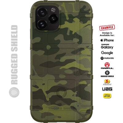 Multicam Tropic Camouflage Custom Printed Case Design for Apple, Samsung, Google & Motorola Phone Models