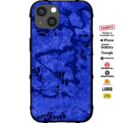 Kryptek Obskura Deep Official Camouflage Pattern Custom Printed Case Design for Apple, Samsung, Google & Motorola Phone Modelss