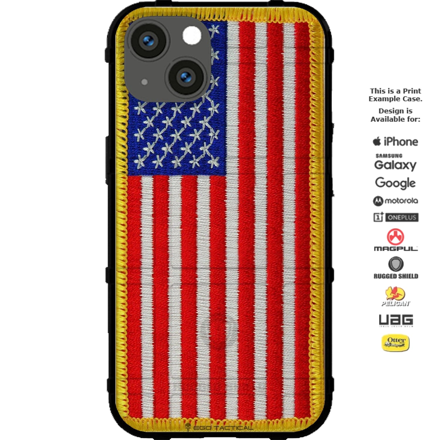 USA Assaulting Flag Patch Case all styles Custom Printed Android & App –  EGO Tactical