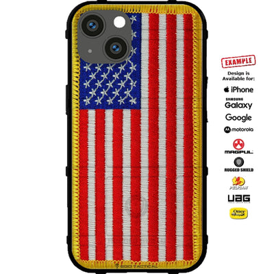 USA Assaulting Flag Patch Case all styles Custom Printed Case Design for Apple, Samsung, Google & Motorola Phone Models