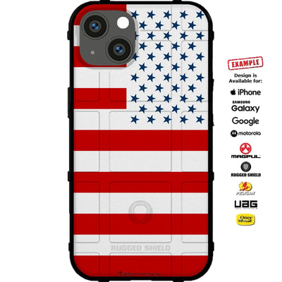 United States Civil Flag Custom Printed Case Design for Apple, Samsung, Google & Motorola Phone Models