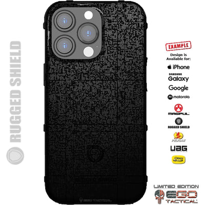Black Dots Fade Custom Printed Case Design for Apple, Samsung, Google & Motorola Phone Models