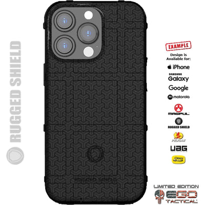 Y Black Camouflage Custom Printed Case Design for Apple, Samsung, Google & Motorola Phone Models