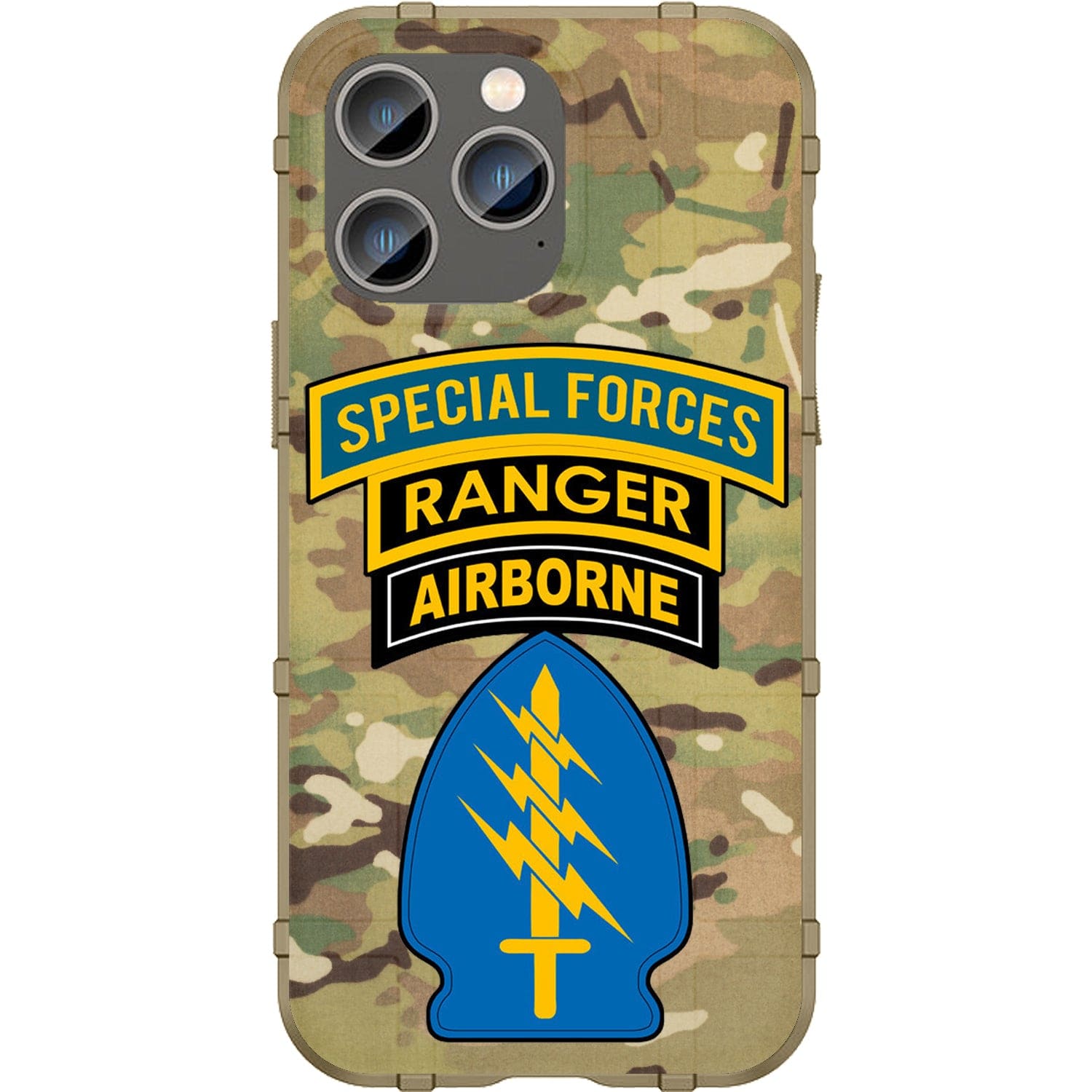 Special Forces, Ranger, Airborne. Triple Canopy Patch Custom Printed A ...