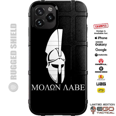 Spartan Molon Labe, Come and Take Em' Custom Printed Case Design for Apple, Samsung, Google & Motorola Phone Models