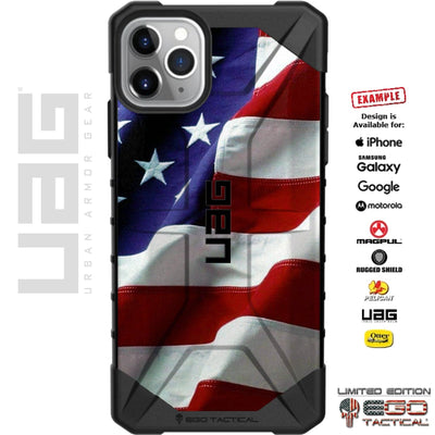 USA Flag Waving Up Close Custom Printed Case Design for Apple, Samsung, Google & Motorola Phone Models