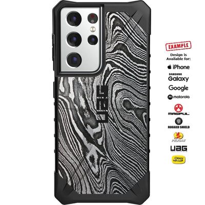 Damascus Steel Design Custom Printed Case Design for Apple, Samsung, Google & Motorola Phone Models