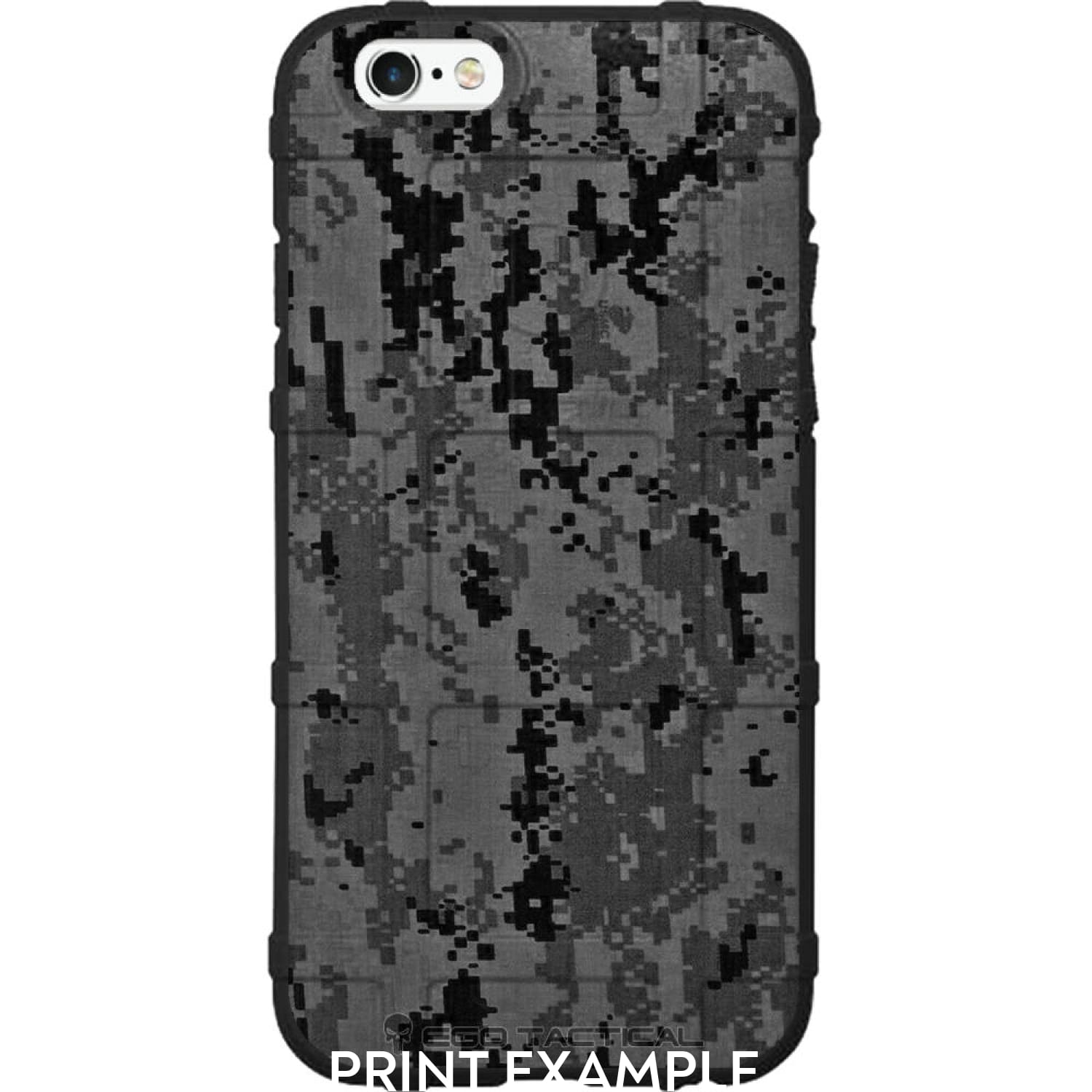 Subdued Black Grey Digi Camouflage Custom Printed Android & Apple Phon ...