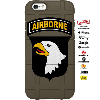 U.S. Army 101st Airborne Division Patch Custom Printed Case Design for Apple, Samsung, Google & Motorola Phone Models