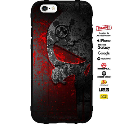Bloody Grey Punisher Custom Printed Case Design for Apple, Samsung, Google & Motorola Phone Models