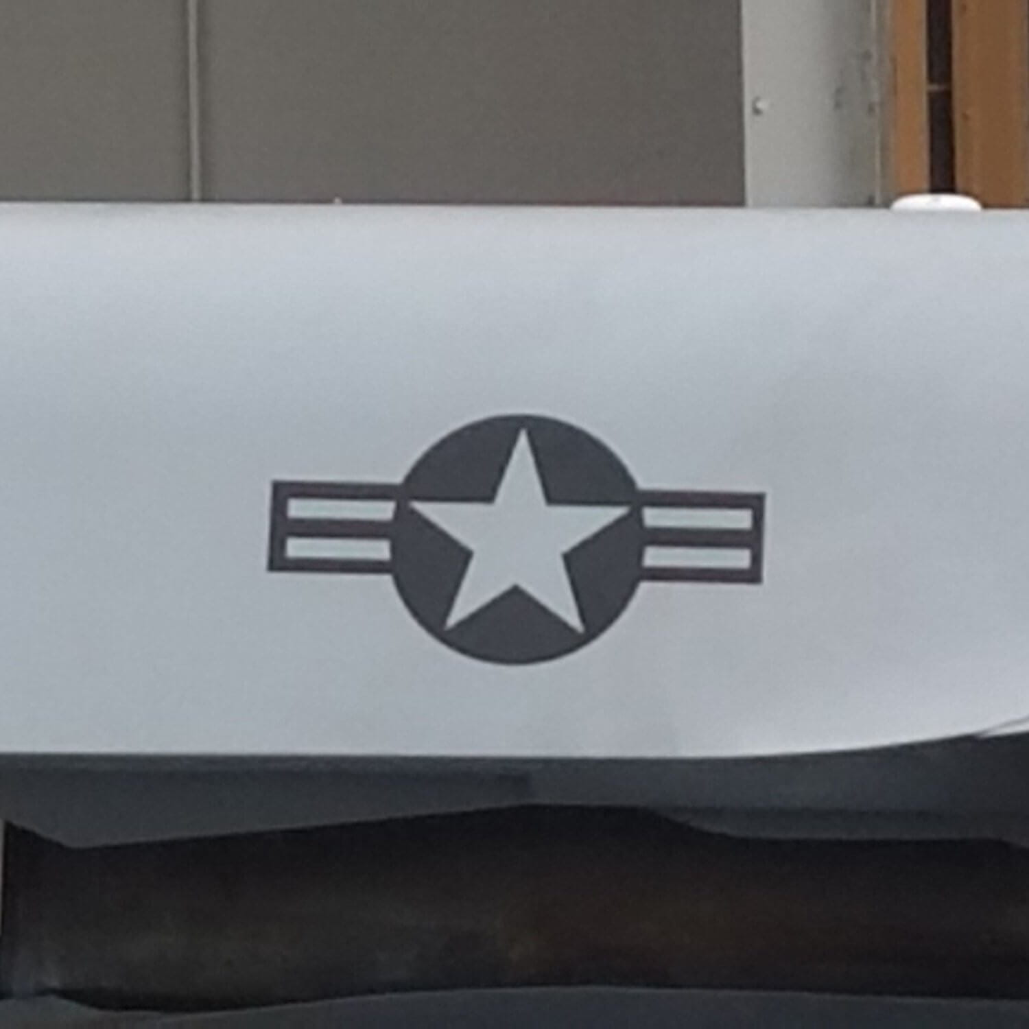 Air Force Stars and Bars Subdued White or Grey Custom Printed Android ...