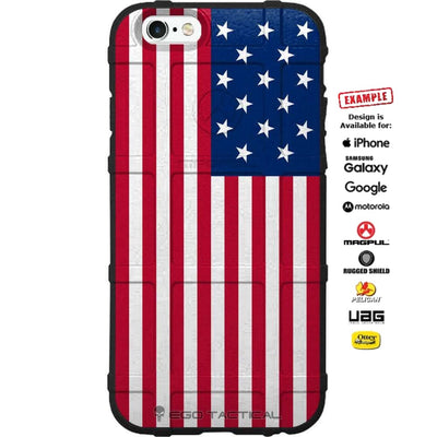 15 Stars 15 Stripes Fort McHenry US American Flag Star Spangled Banner Custom Printed Case Design for Apple, Samsung, Google & Motorola Phone Models